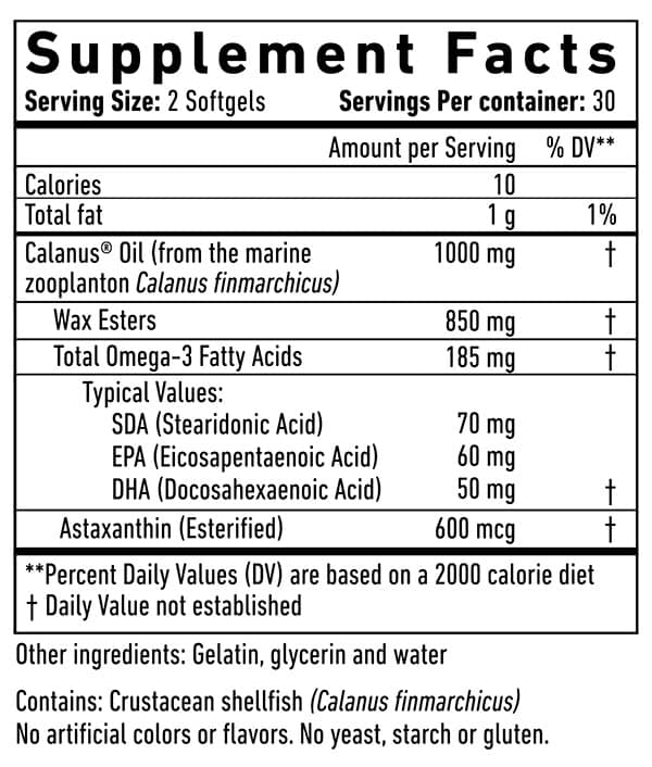 100% Natural Marine Oil | Ruby of the Sea Oil 500mg - 60 Softgel